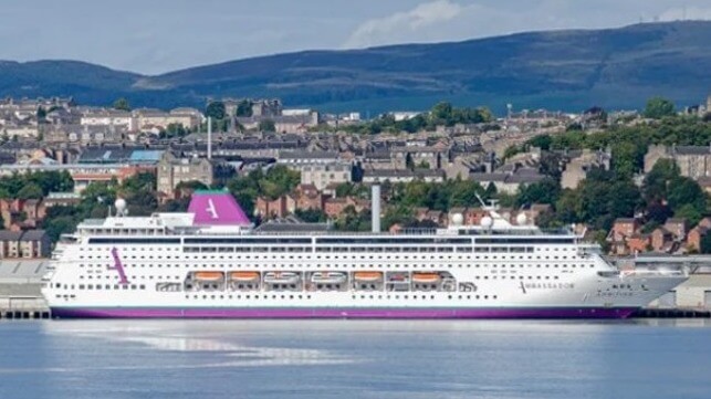 cruise ship at dock