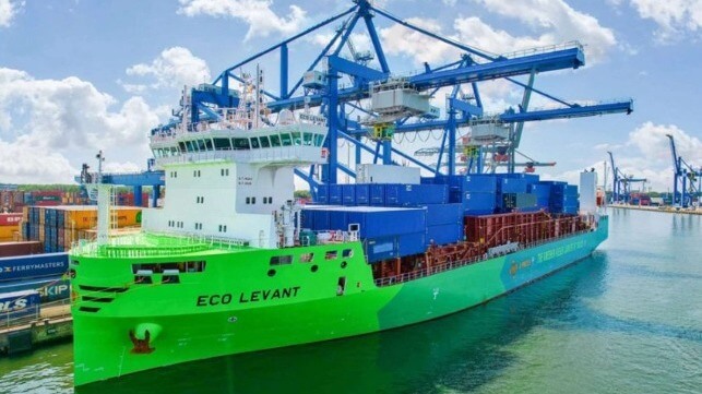 feeder bunkering ethanol-methanol blend