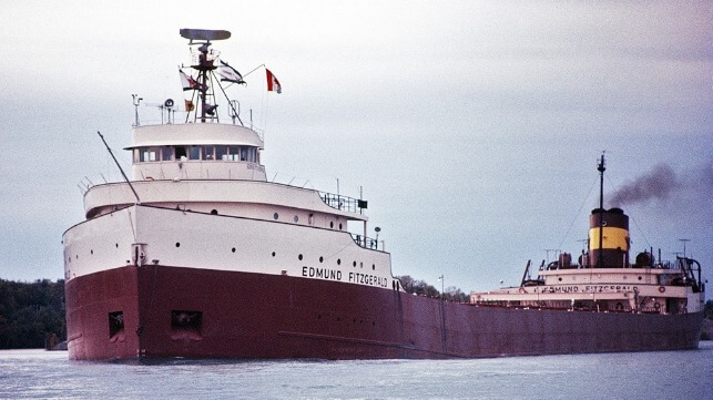 SS Edmund Fitzgerald, 1971 (Greenmars / CC BY SA 3.0)