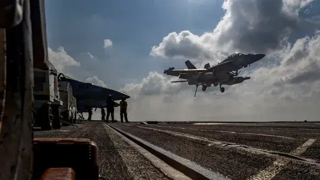 Flight operations aboard USS Abraham Lincoln in the Indian Ocean, January 23, 2026 (USN)