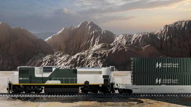 Hafeet Rail trains will be able to carry 20-foot, 40-foot and 45-foot containers (Hafeet Rail)