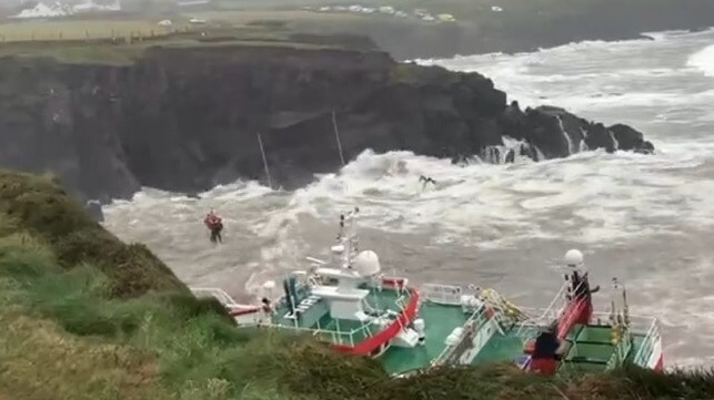 Dingle grounding evacuation