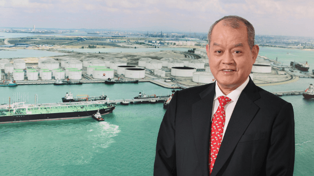 OK Lim at the peak of his fuel-trading empire (Hin Leong Trading)