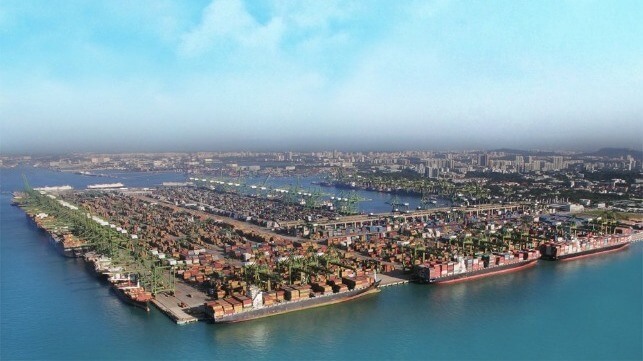 Singapore container terminal