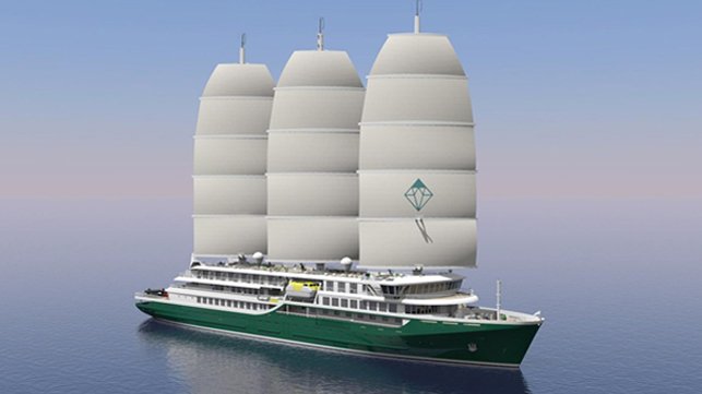 eco-sail cruise ship