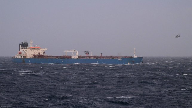 French commandos seize the shadow fleet tanker Grinch, January 2025 (French Joint Staff)