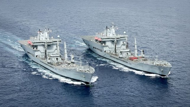 RFA support ships