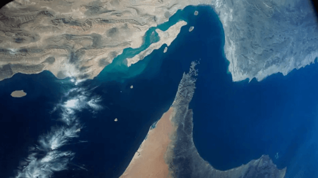 Strait of Hormuz from space