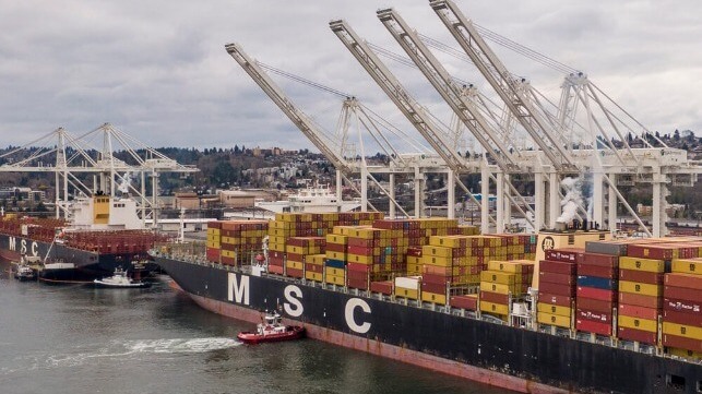 MSC containerships