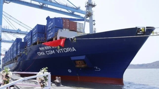 Indian registered containership