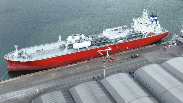 ammonia gas carrier first bunkering