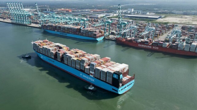 Maersk containerships