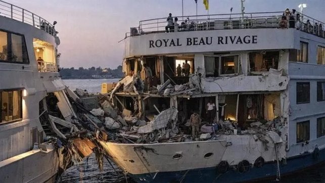 Egypt Nile river collision