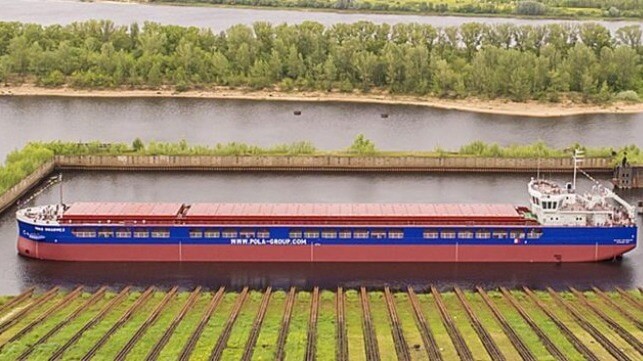 Russian river-sea dry cargo vessel