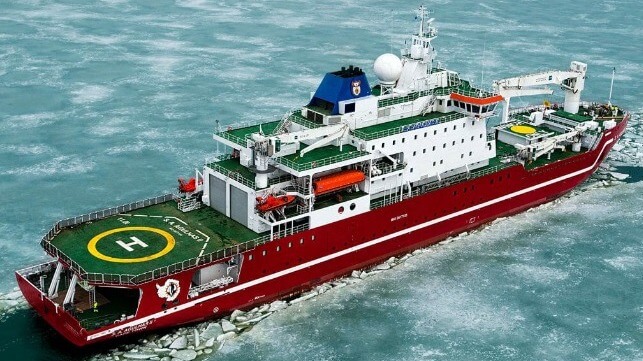 South Africa Antarctica research vessel 
