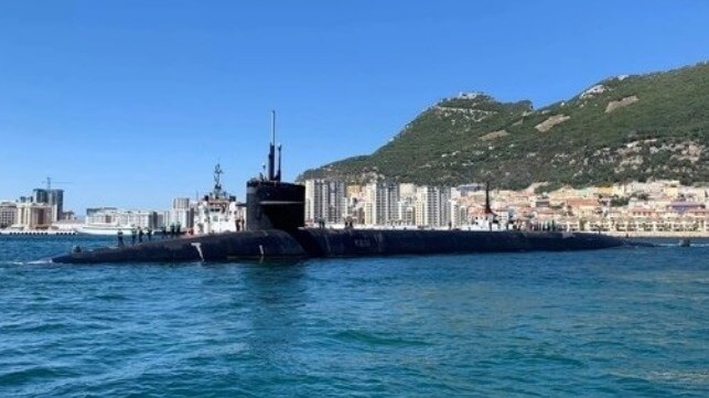 US nuclear submarine in Gibraltar